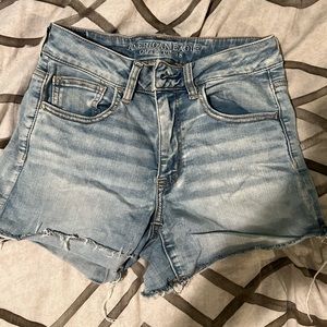 AE Hi Rise Shortie Size 4 American Eagle shorts Super stretch